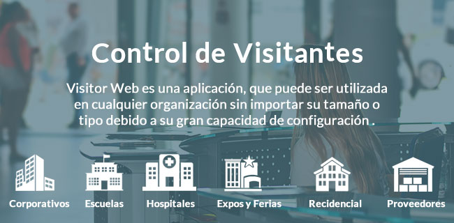 Visitor Web control de visitantes local y en la nube | Control de acceso