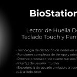 Lector de Huella Delgado Teclado Touch y Pantalla LCD BioStation L2 | Sistemas Sintel